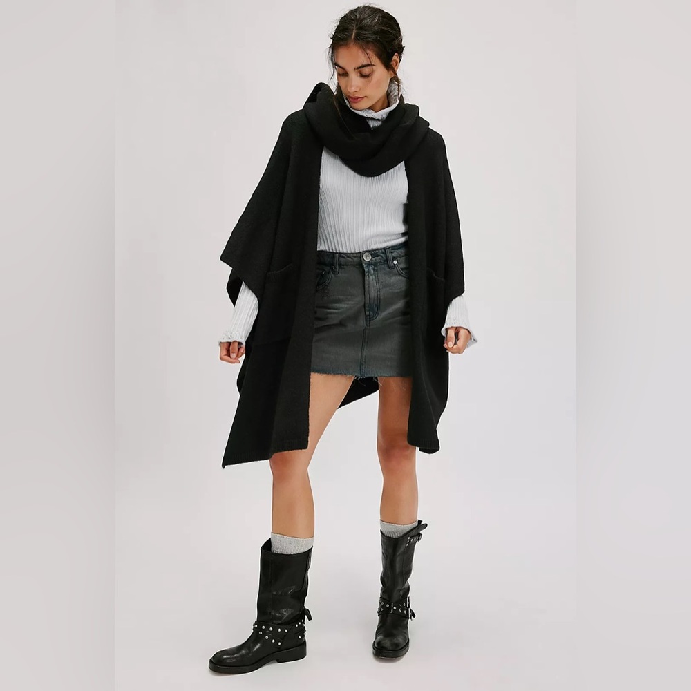 Free People Ellie Scarf Wrap Duster